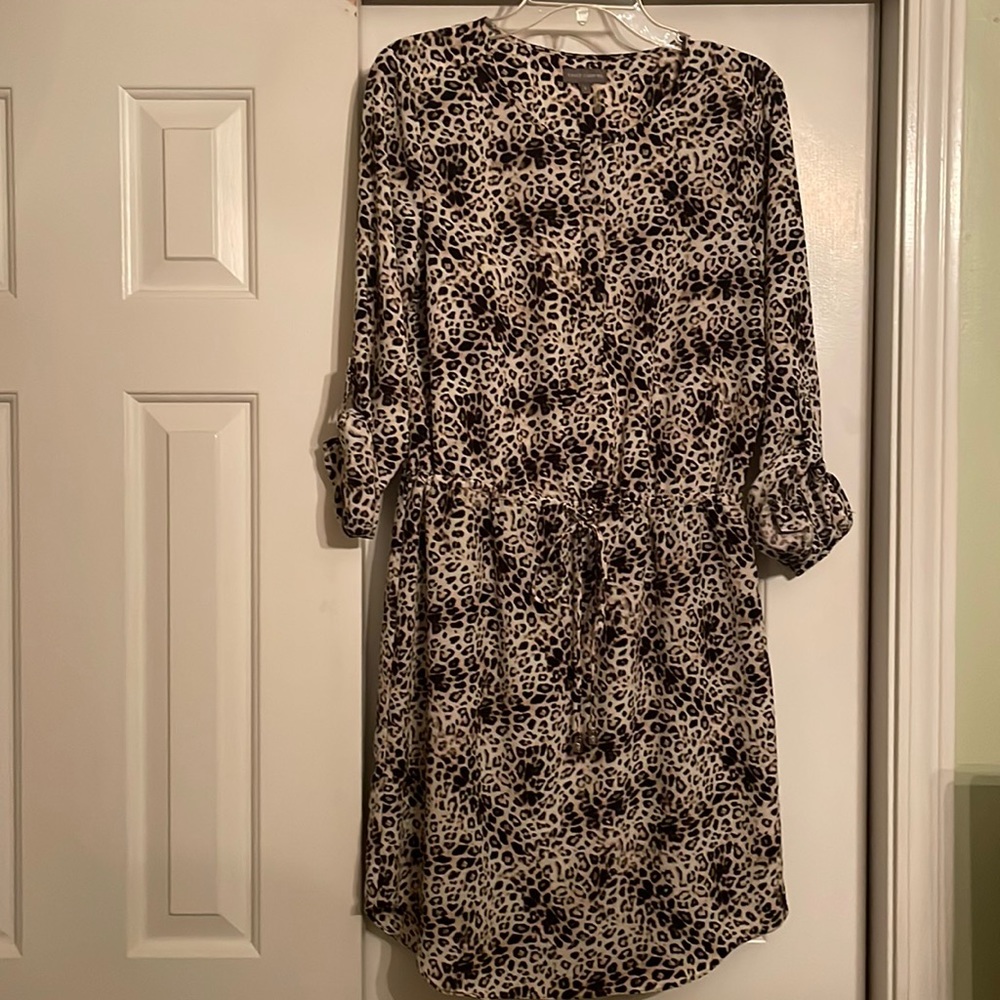 Animal print dress